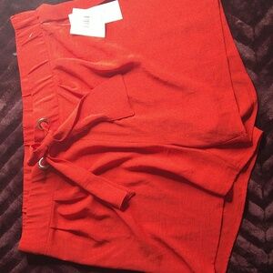 Retrelogy red flowy shorts